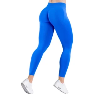 Women's Scrunch Butt Lifting Workout Leggings - Blue
