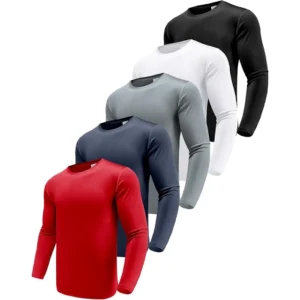 UPF 50+ Sun Protection Athletic T-Shirts - Pack of 5