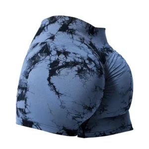 Women’s Scrunch Butt Lifting Workout Shorts - Blue