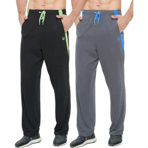 Men’s Athletic Sweatpants with Pockets - Pack of 2